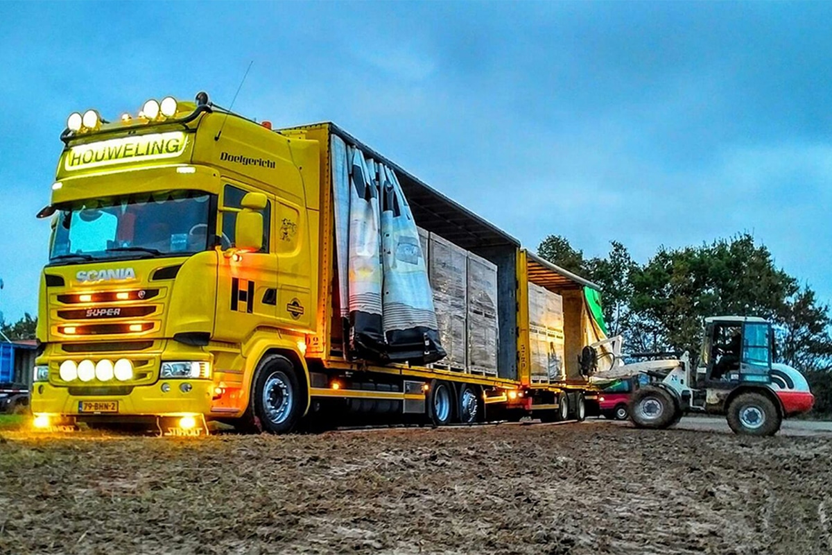 hoeveel pallets in een bakwagen