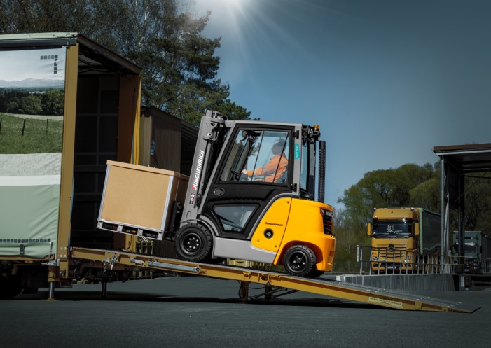 palletplaatsen vrachtwagen