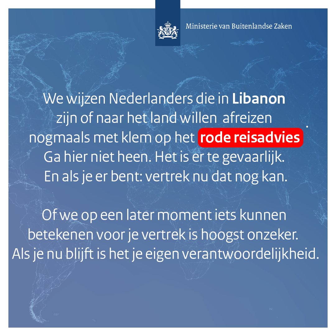 min buitenlandse zaken reisadvies