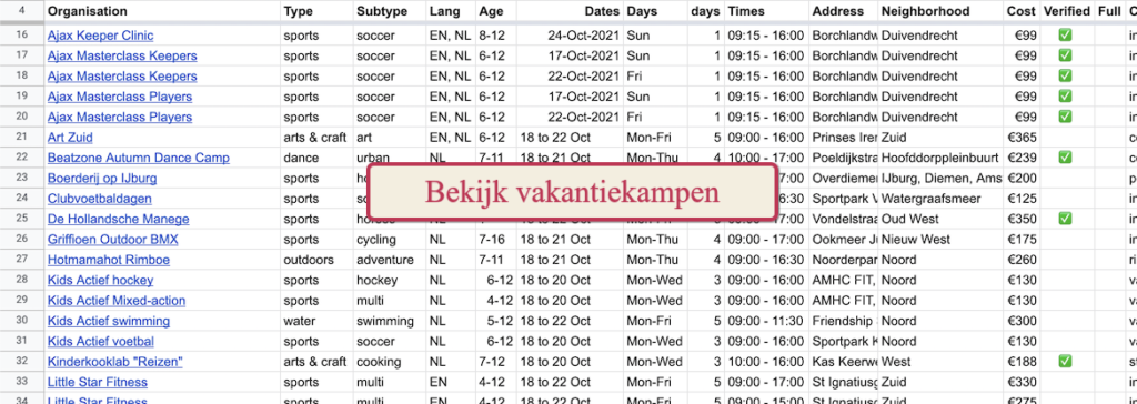 start herfstvakantie 2016