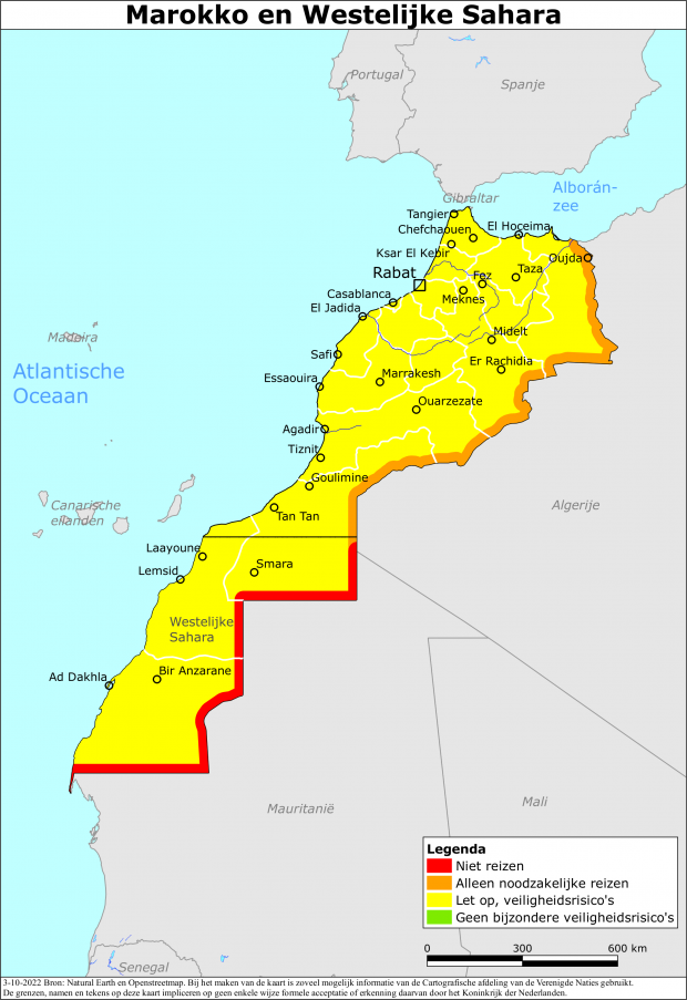 wereldkaart reisadvies buitenlandse zaken