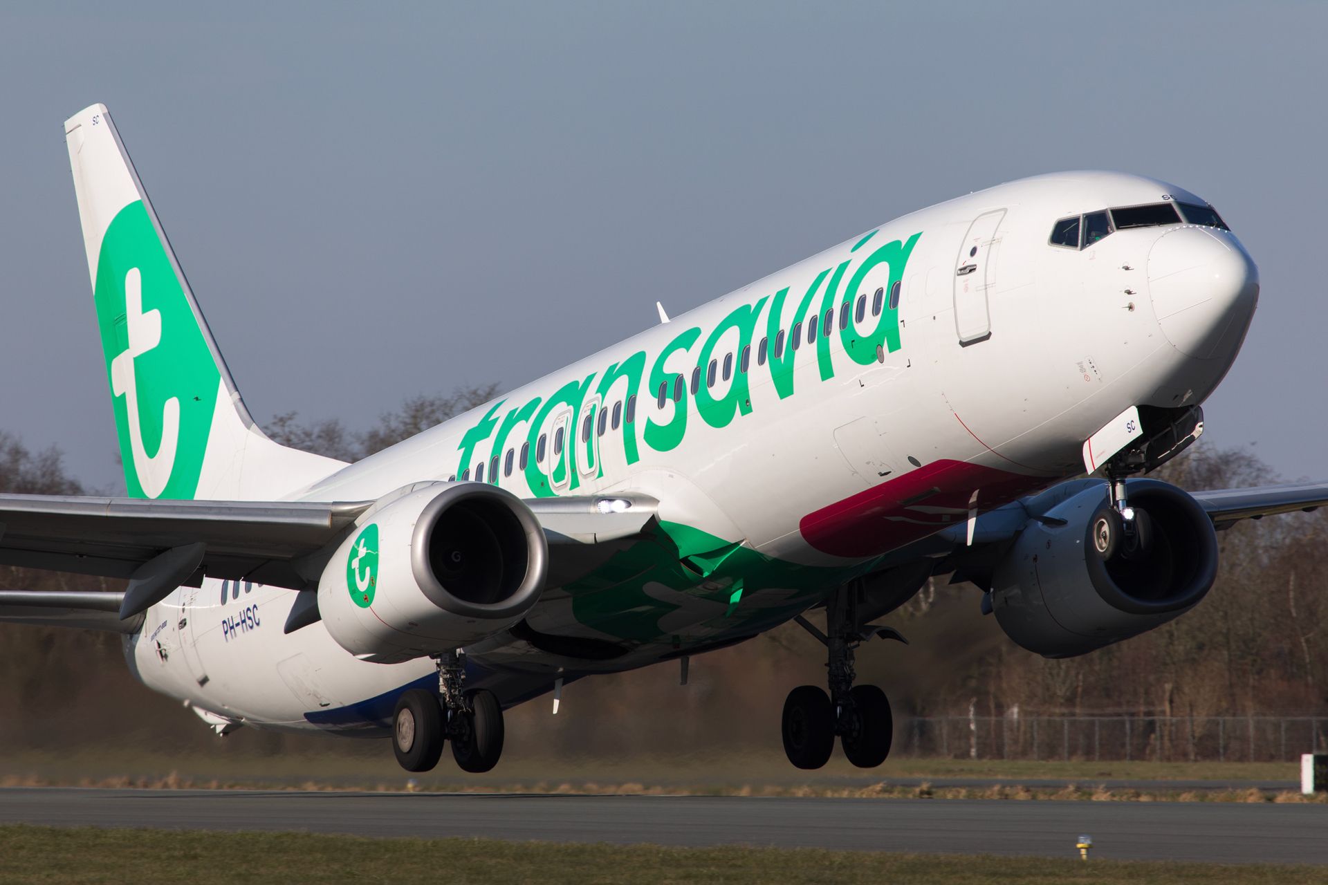 chartervlucht transavia